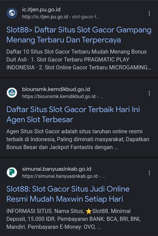 Daftar Resmi Website Pemerintah Indonesia
